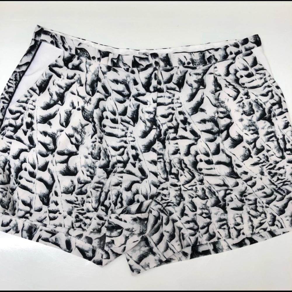 Philosophy 12 Black & White Casual Comfy Shorts